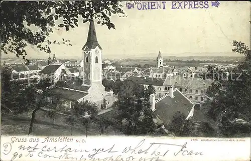 Amstetten Niederoesterreich Teilansicht Kirche Kat. Amstetten