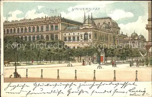 Wien Universitaet Kat. Wien