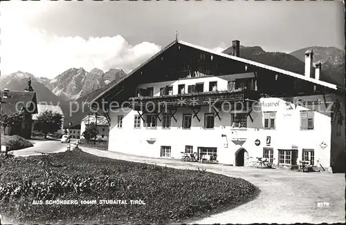 Schoenberg Stubaital Gasthof Domanig Kat. Schoenberg im Stubaital