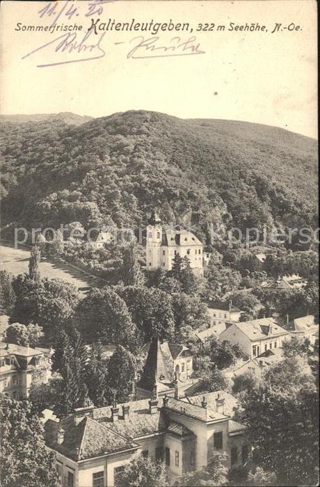 Kaltenleutgeben Teilansicht Kat. Kaltenleutgeben Nr. sv26243 oldthing