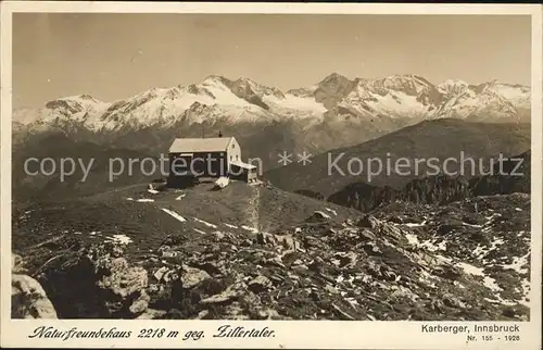 Padasterjoch Naturfreundehaus Zillertaler Kat. Neustift im Stubaital