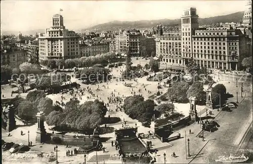 Barcelona Cataluna Plaza de Cataluna Kat. Barcelona