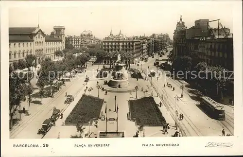 Barcelona Cataluna Plaza Universidad Kat. Barcelona