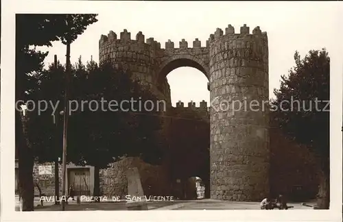 Avila Puerta de San Vicente Kat. Avila