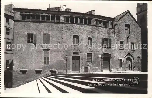 Barcelona Cataluna Uno de los edificio de la Inquisicion Kat. Barcelona