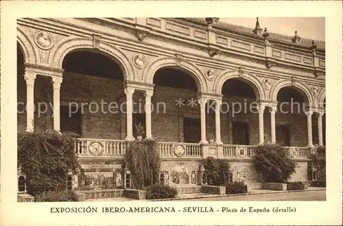 Sevilla Andalucia Plaza de Espana  Kat. Sevilla 