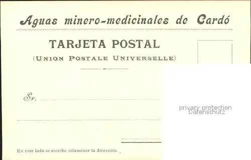 Tortosa Cardo  Aguas minero medicinales  Kat. Tortosa