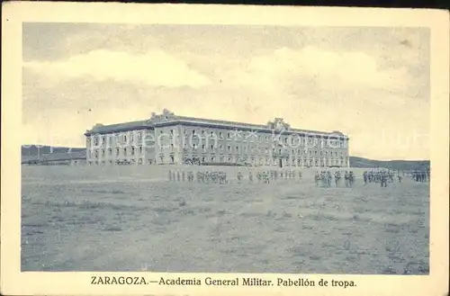 Zaragoza Aragon Academia General Militar Pabellon de tropa Kat. Zaragoza = Saragossa