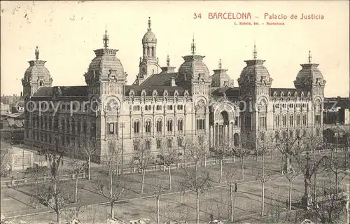 Barcelona Cataluna Palacio de Justicia Kat. Barcelona