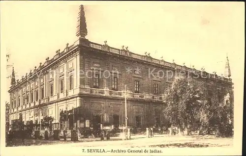 Sevilla Andalucia Archivo General de Indias Kat. Sevilla 