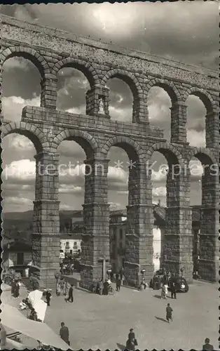 Segovia Acuedato en la Plaza del Azoguejo Kat. Segovia