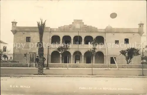 Sevilla Andalucia Pabellon de la Republica Dominicana Kat. Sevilla 