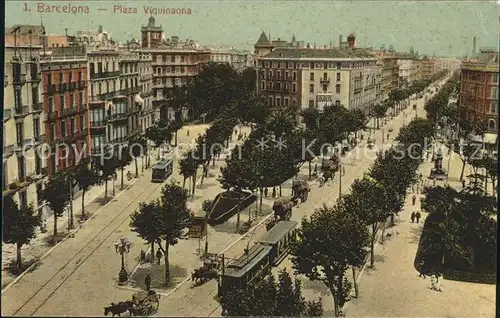 Barcelona Cataluna Plaza Viquinaona Kat. Barcelona