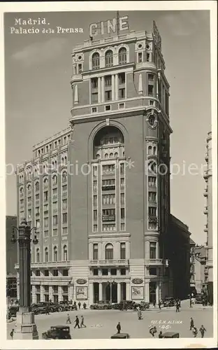 Madrid Spain Palacio de la Prensa Kat. Madrid