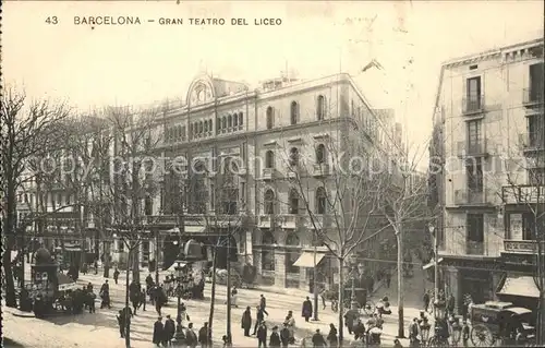 Barcelona Cataluna Gran Teatro del Liceo Kat. Barcelona
