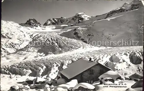 Bovalhuette Persgletscher Kat. Morteratsch