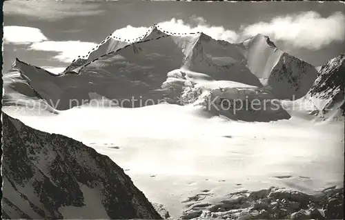 Nadelgrat Ulrichshorn Lenzenspitze Nadelhorn Stecknadelhorn  Kat. Ulrichshorn