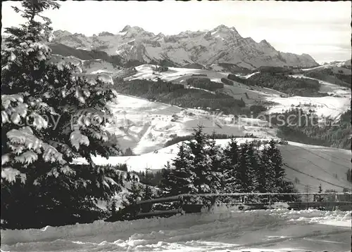 Rehetobel Blick Alpstein  Kat. Rehetobel