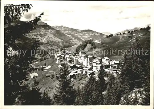 Peist Schanfigg Blick Maiensaessweg Kat. Peist