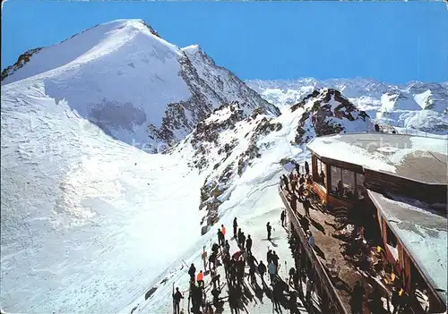 Piz Corvatsch Endstation der Corvatschbahn Kat. Piz Corvatsch