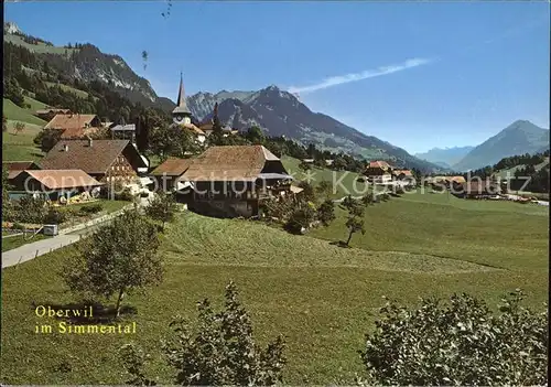 Oberwil ZG im Simmental Kat. Oberwil ZG