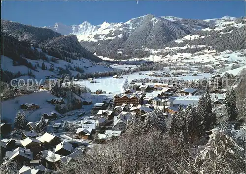 Gstaad mit Waadtlaender Alpen Kat. Gstaad