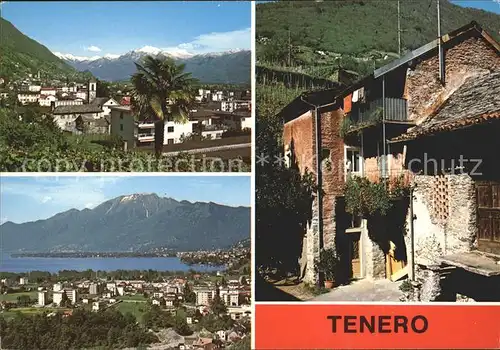 Tenero Panorama Dorfpartie / Tenero /Bz. Locarno
