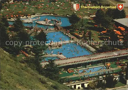 Brigerbad Freiluft Thermal Schwimmbaeder Kat. Brigerbad