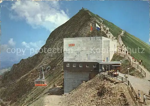 Brienzer Rothorn BE Luftseilbahn Bergstation Kat. Brienzer Rothorn