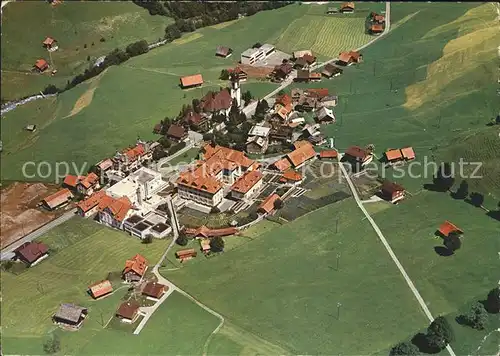 Melchtal Kloster und Institut Fliegeraufnahme Kat. Melchtal