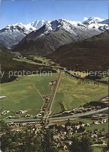 Samedan Totalansicht Kat. Samedan