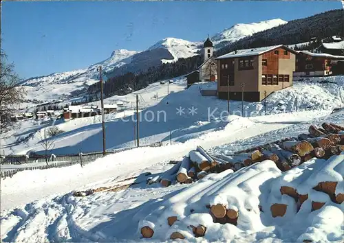 Obersaxen GR St. Martin Friggenhaus und Tschappina / Obersaxen /Bz. Surselva