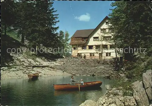 Seealpsee Berggasthaus Forelle Kat. Schwende