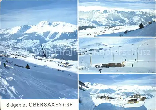 Obersaxen GR Skigebiet Miraniga / Obersaxen /Bz. Surselva