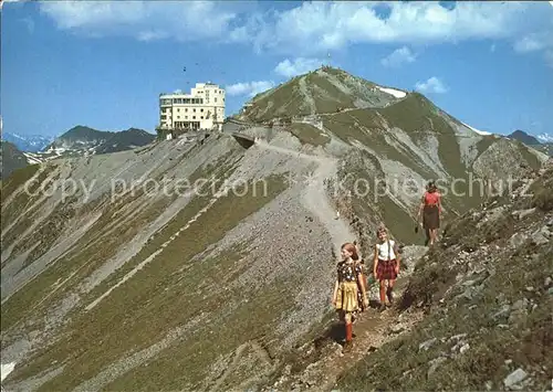 Davos GR Bergrestaurant Jakobshorn Wanderer Kat. Davos