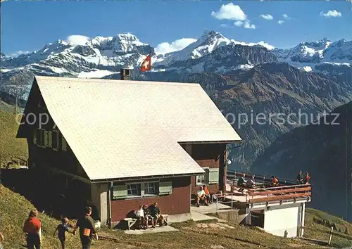 Spiringen Schaechental Naturfreundehaus Rietlig Kat. Spiringen