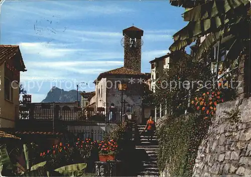 Gandria Lago di Lugano Dorfpartie Kat. Gandria