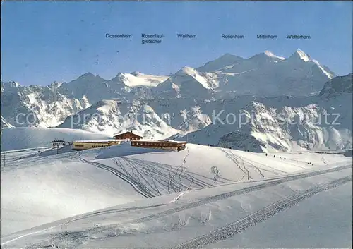 Lungern Alphotel Sporting Schoenbuehl mit Wetterhorngruppe Kat. Lungern