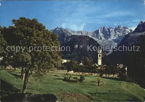 Soglio Kirchenpartie Kat. Soglio