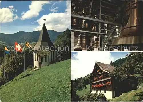 Libingen Albert Schweizer Gedaechtnisturm groesstes Glockenspiel in Europa Kat. Libingen