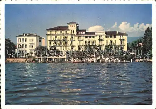 Lugano TI Strandhotel Seegarten Lago di Lugano Kat. Lugano