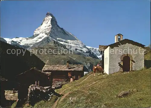 Gornergrat Zermatt mit Findelen und Matterhorn / Gornergrat /Rg. Zermatt