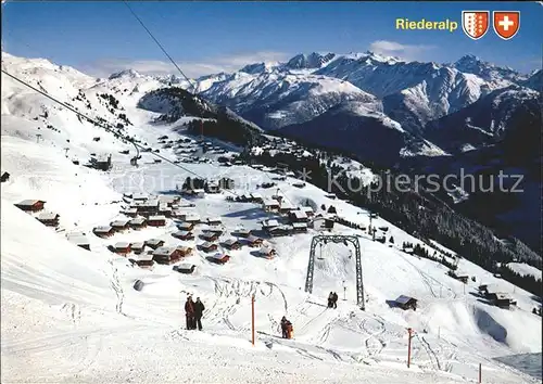 Riederalp Blinnenhorn und Ofenhorn Kat. Riederalp