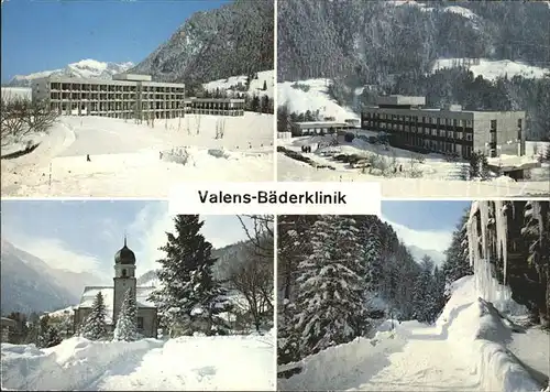 Valens Panorama Baederklinik Kirche Kat. Valens