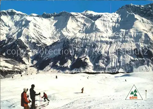 Elm GL Skigebiet Schabell mit Tschingelhoerner Kat. Elm