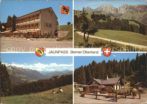Jaunpass Hotel des Alpes Simmental Gastlosen Kat. Jaun