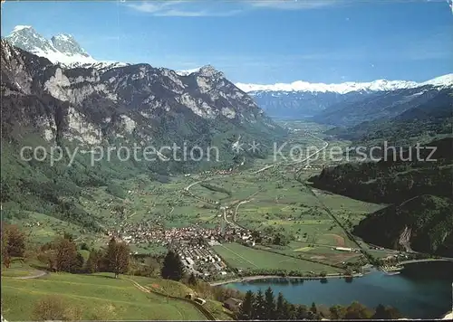 Walenstadtberg mit Walenstadt See Kat. Walenstadtberg