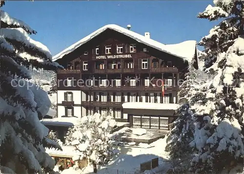 Lenk Simmental Hotel Wildstrubel Kat. Lenk Simmental