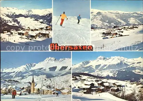Obersaxen GR Skigebiet Miranga  / Obersaxen /Bz. Surselva