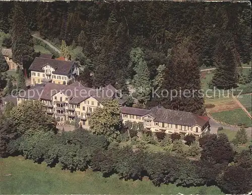 Edlibach Fliegeraufnahme Exerzitienhaus Schoenbrunn Kat. Edlibach